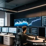 Home 20 마이크로 프론트엔드의 이벤트 관리 기법 - A modern office workspace with diverse software engineers collaborating on micro frontends architect...
